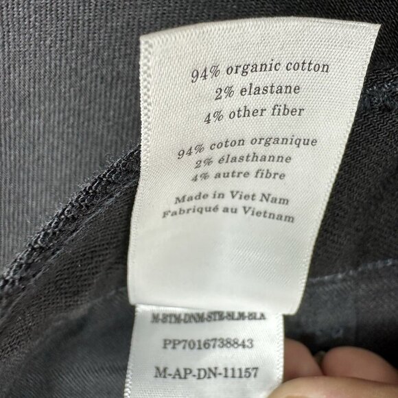 Everlane Uniform Men NWT Black The Slim 4-Way Stretch Jean W38-39/L32 - Picture 8 of 14